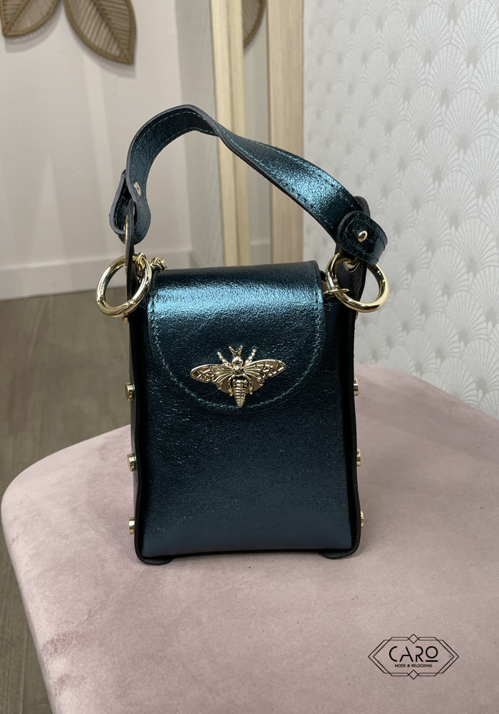 SAC ABEILLE BRILLANT CHAMPAGNE