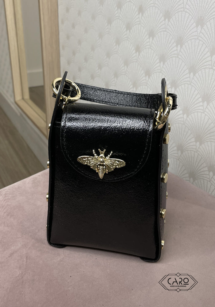 SAC ABEILLE BRILLANT NOIR