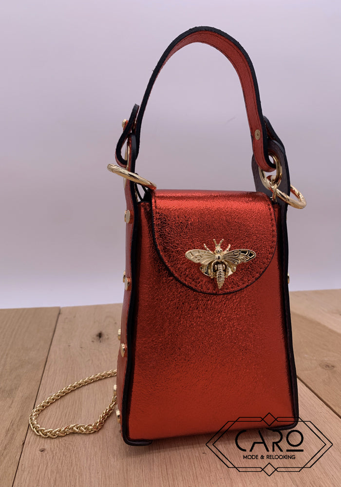 SAC ABEILLE BRILLANT ROUGE